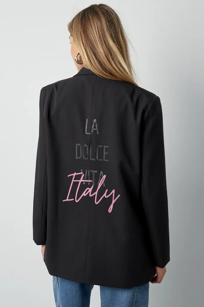 La Dolce Vita blazer - zwart