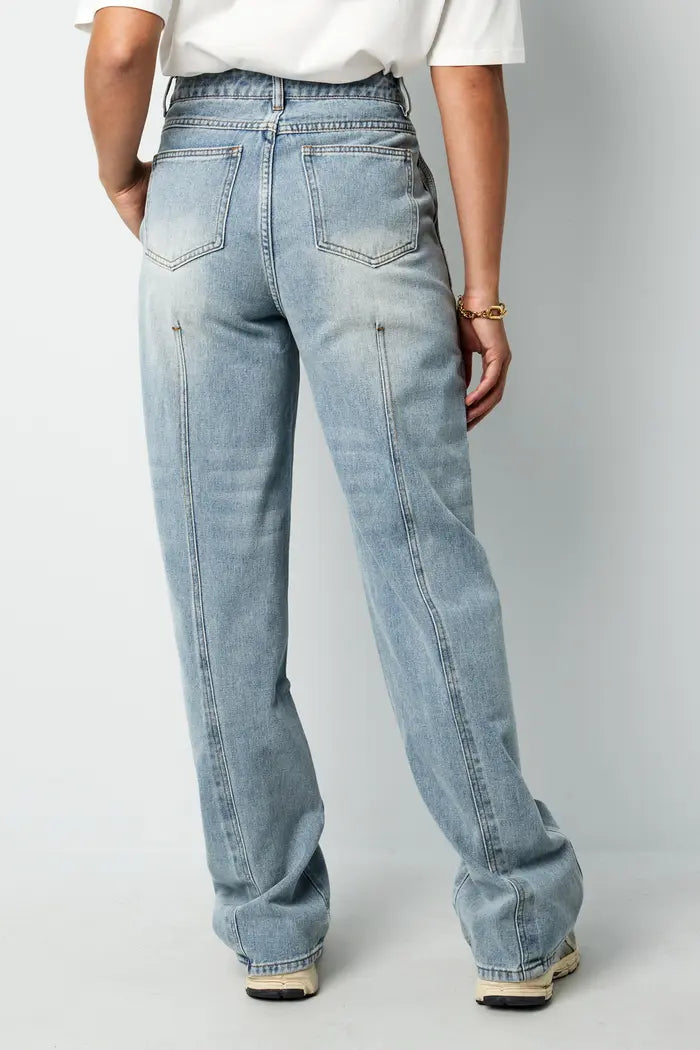 Denim jeans urban chic - blauw