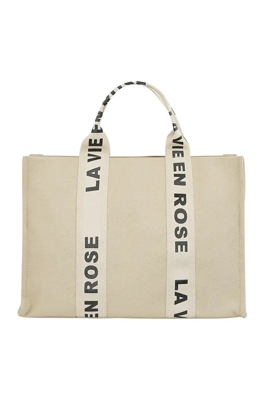 La vie en rose shopper - beige