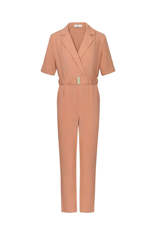 Jumpsuit Met Riem-Roze