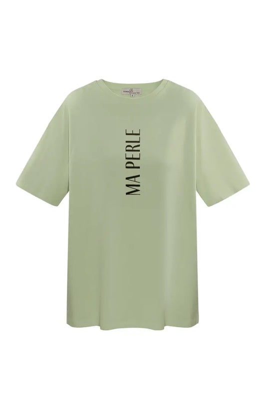 T-shirt ma perle - Groen