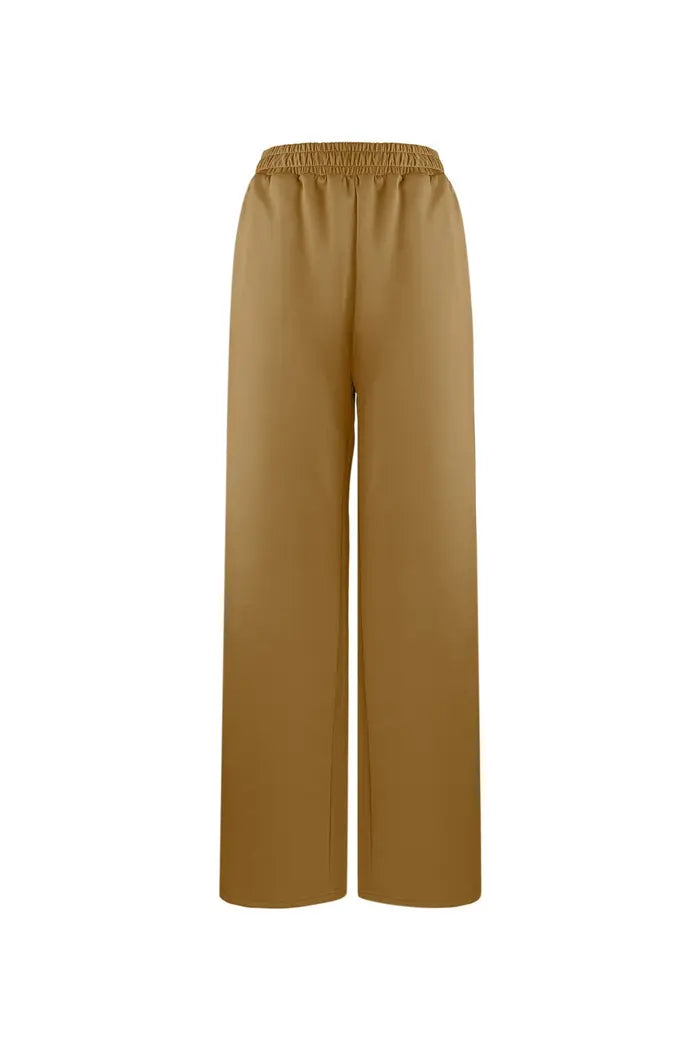 Gestreepte must have broek - beige