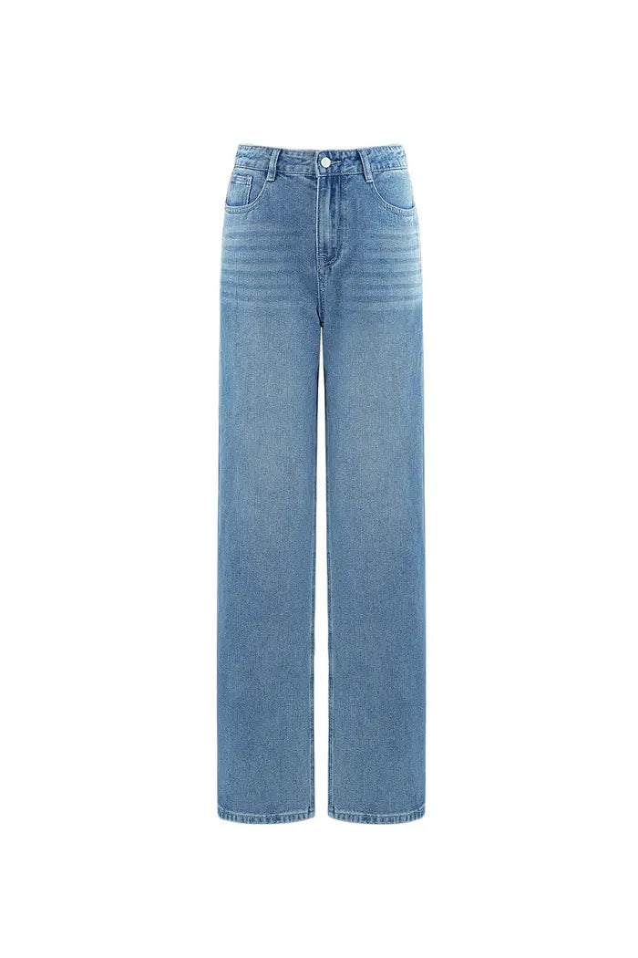 Denim jeans flare affair - blauw