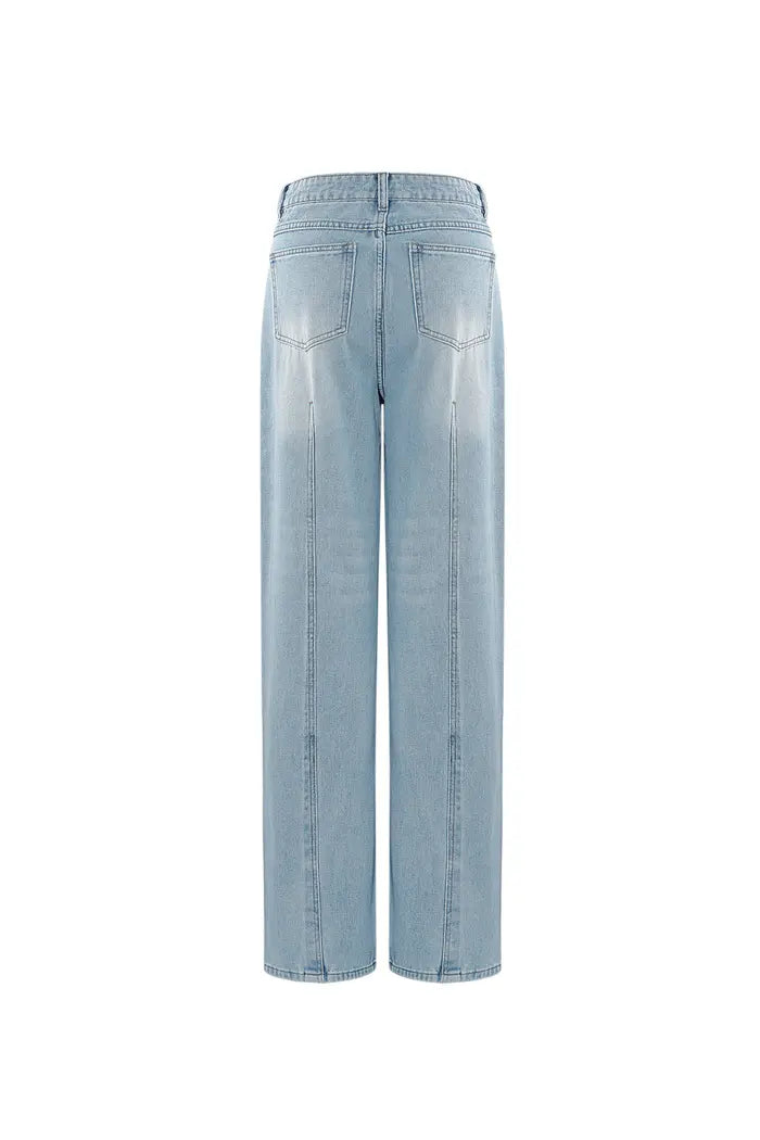 Denim jeans urban chic - blauw